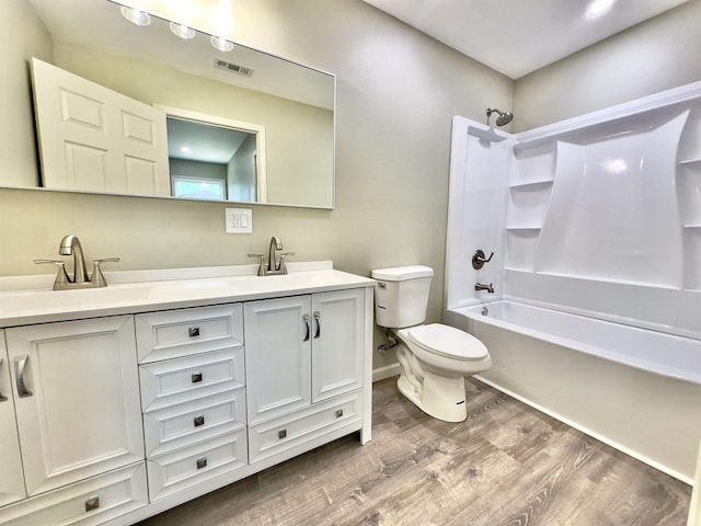 377 N 3rd St Unit B, Black Rock, AR 72415 - full bath with wood finished floors, double vanity, and  shower combination