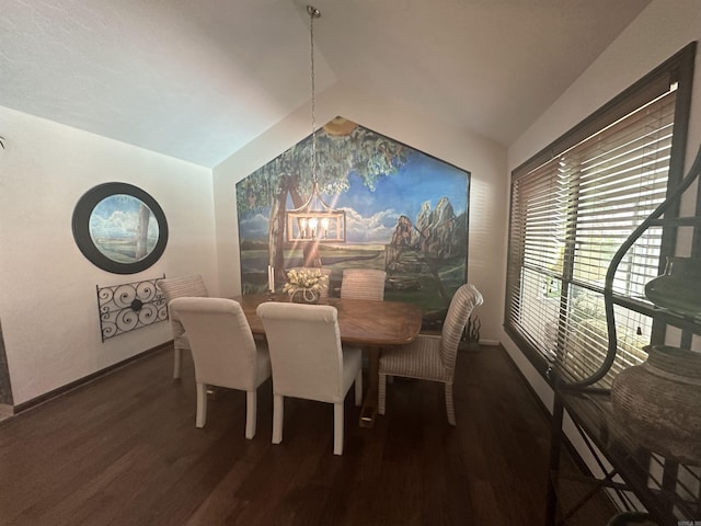 4 Jullian Cir, Dumas, AR 71639 - dining space featuring vaulted ceiling and wood finished floors