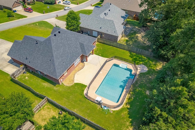 24 Tradewinds Dr, Cabot, AR 72023 - view from above of property featuring a pool area