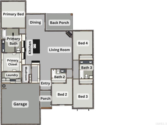 15112 Matterhorn Loop, Maumelle, AR 72113 - view of room layout
