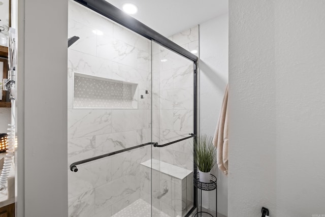 60 Pin Oak Dr, Lonoke, AR 72086 - bathroom with a shower stall