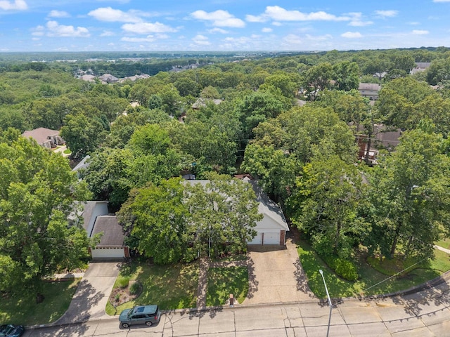 105 Little Creek Rd, Sherwood, AR 72120 - aerial view of a heavily wooded area