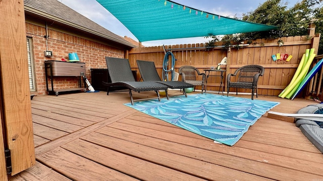 1695 Gardenia, Conway, AR 72034 - view of wooden deck