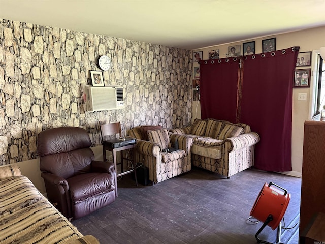 2111 Whyte Dr, North Little Rock, AR 72117 - living room featuring wood finished floors
