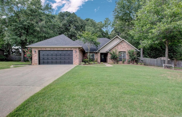 4600 Lexington Park Cir, Bryant, AR 72022 - ranch-style home featuring a garage, driveway, brick siding, and roof with shingles