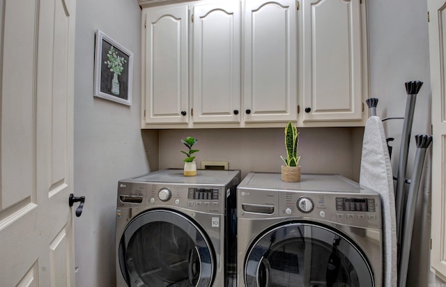 4600 Lexington Park Cir, Bryant, AR 72022 - washroom with washing machine and clothes dryer and cabinet space