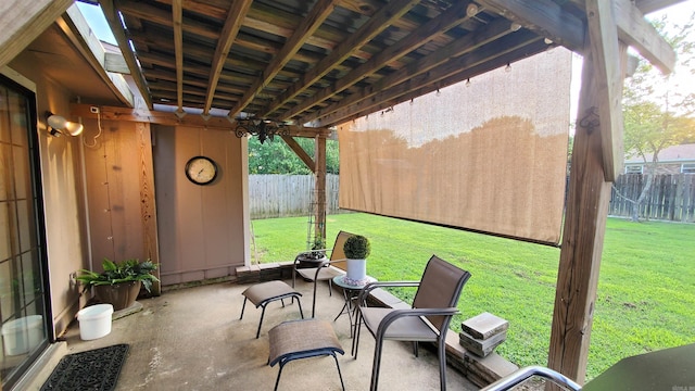 81 Pheasant Run Dr, Cabot, AR 72023 - fenced backyard featuring a patio area