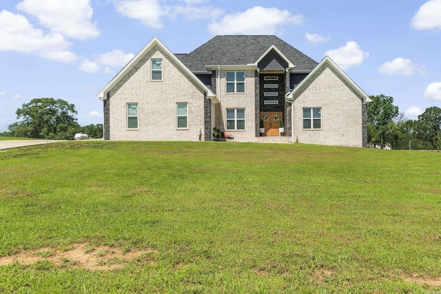 148 Irene Cir, Greenbrier, AR 72058 - view of front of home with a front lawn and brick siding