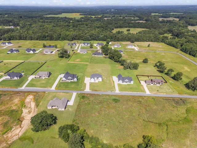 148 Irene Cir, Greenbrier, AR 72058 - aerial view of property and surrounding area with a forest and nearby suburban area