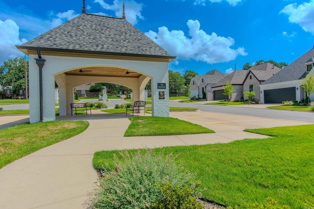 101 Mergeron Ct, Little Rock, AR 72212 - view of community featuring a lawn and a residential view