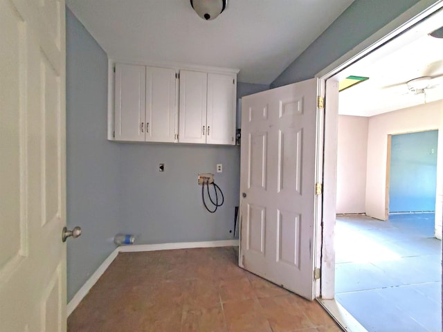 18 Langford St, Ward, AR 72176 - laundry room with hookup for a washing machine, electric dryer hookup, and cabinet space