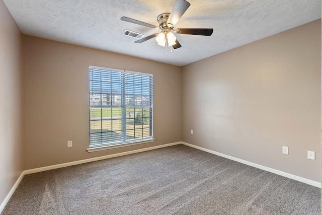 970 Wineberry, Conway, AR 72034 - carpeted spare room with a ceiling fan and a textured ceiling
