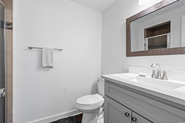 99Rogers Drive, Bryant, AR 72022 - full bath with vanity, a shower with door, and wood finished floors