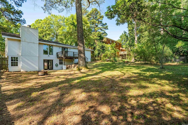 99Rogers Drive, Bryant, AR 72022 - view of yard with a deck