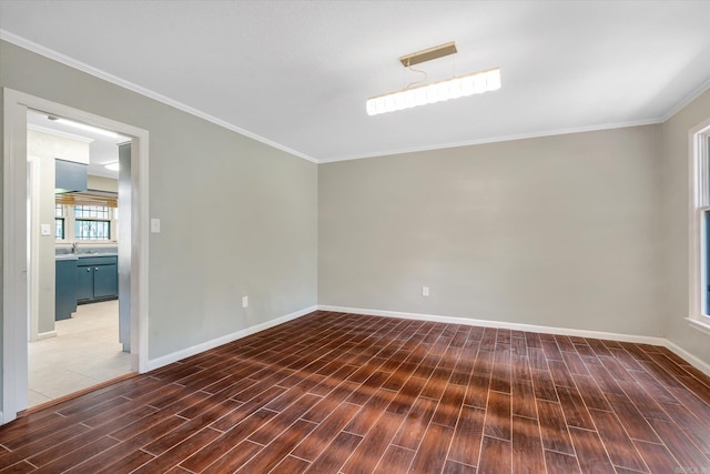 900 Melton Dr, Jonesboro, AR 72401 - spare room with wood finish floors and ornamental molding