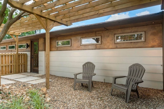 128 Dickson Dr, Little Rock, AR 72207 - view of patio / terrace with a pergola