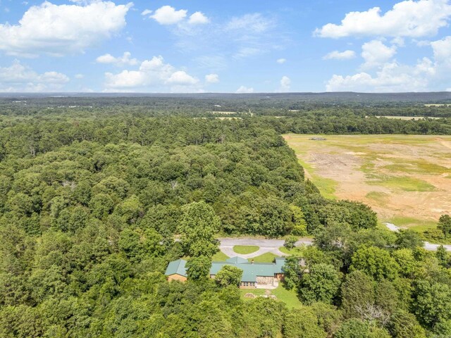 391 Bloodworth Rd, Searcy, AR 72143 - drone / aerial view of a heavily wooded area