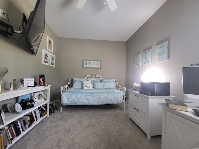 6413 Ram Rd, Mabelvale, AR 72103 - bedroom with carpet floors and ceiling fan
