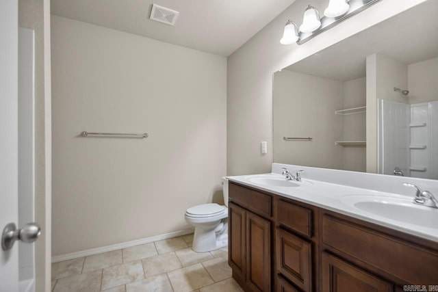 9701 Zuber, Alexander, AR 72002 - bathroom featuring double vanity and tile patterned flooring