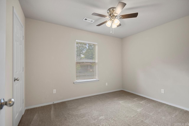 9701 Zuber, Alexander, AR 72002 - carpeted spare room with ceiling fan and baseboards
