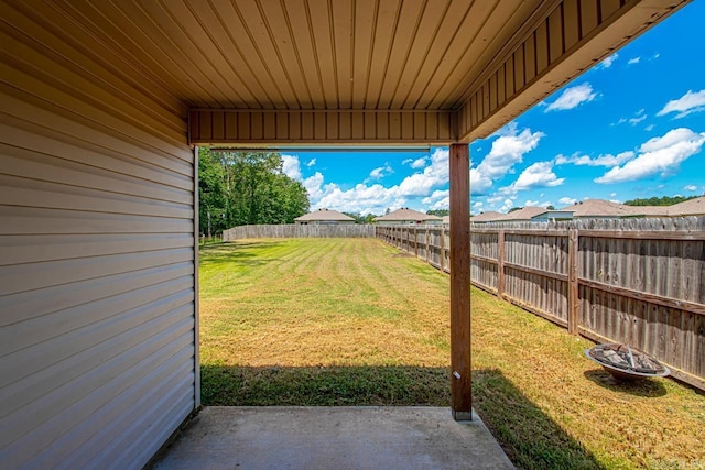 9701 Zuber, Alexander, AR 72002 - fenced backyard with a patio