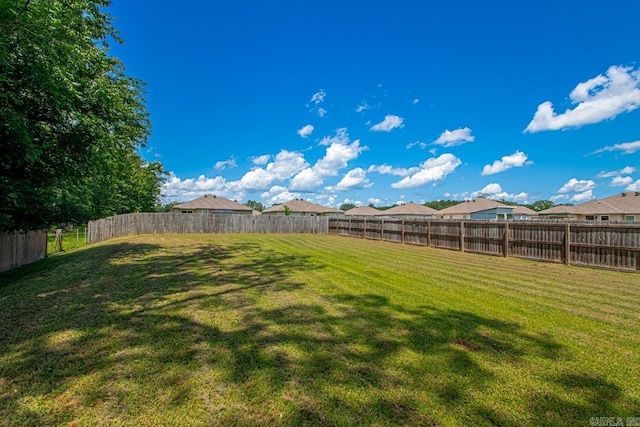 9701 Zuber, Alexander, AR 72002 - fenced backyard featuring a residential view