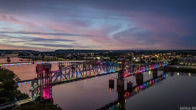 521 E President Clinton Ave Unit 1402, Little Rock, AR 72201 - water view with a notable bridge