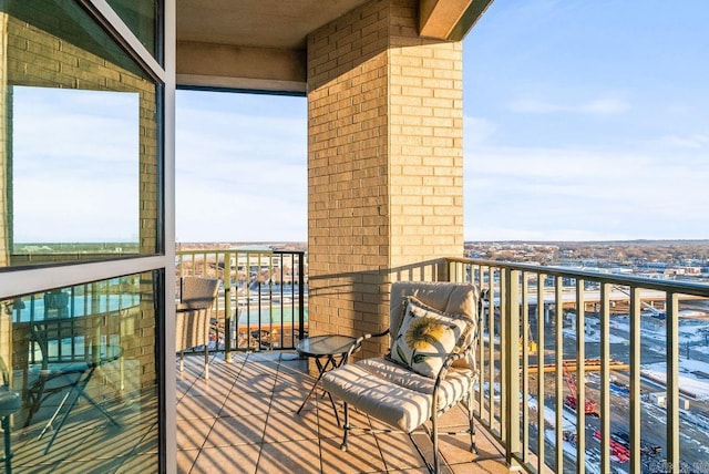521 E President Clinton Ave Unit 1402, Little Rock, AR 72201 - view of balcony