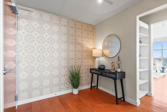 521 E President Clinton Ave Unit 1402, Little Rock, AR 72201 - hallway featuring wood finished floors