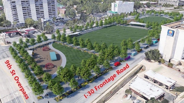 521 E President Clinton Ave Unit 1402, Little Rock, AR 72201 - drone / aerial view