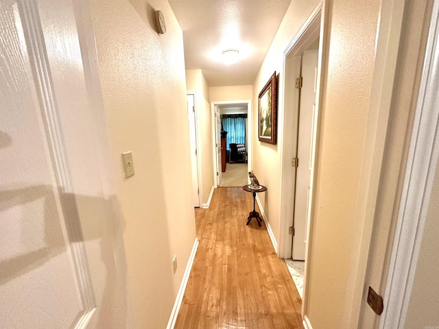 6823 Nevins Rd, Pine Bluff, AR 71603 - hall featuring light wood finished floors and baseboards
