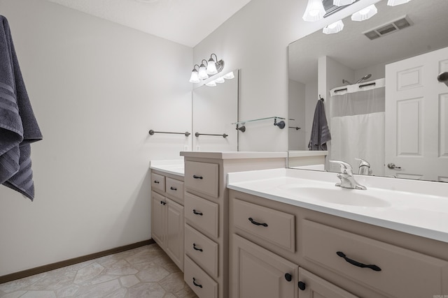 529 Charlie Stover, Royal, AR 71968 - bathroom with vanity and a shower with shower curtain