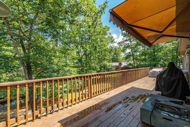 529 Charlie Stover, Royal, AR 71968 - view of wooden terrace