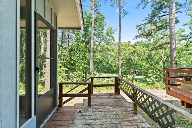 154 La Vista Ln, Hot Springs Village, AR 71909 - view of deck