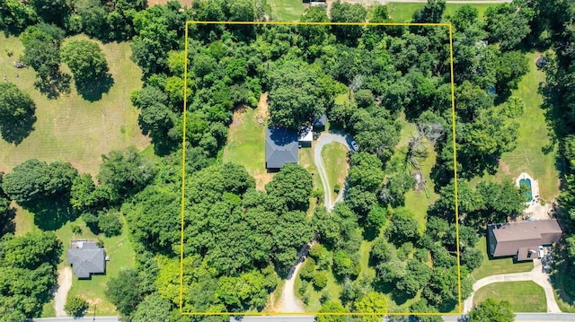 7616 Samples Rd, Benton, AR 72019 - aerial overview of property's location with property boundaries highlighted
