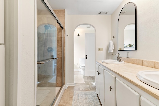 120 Crystal Ct, Little Rock, AR 72205 - full bathroom with double vanity and a stall shower
