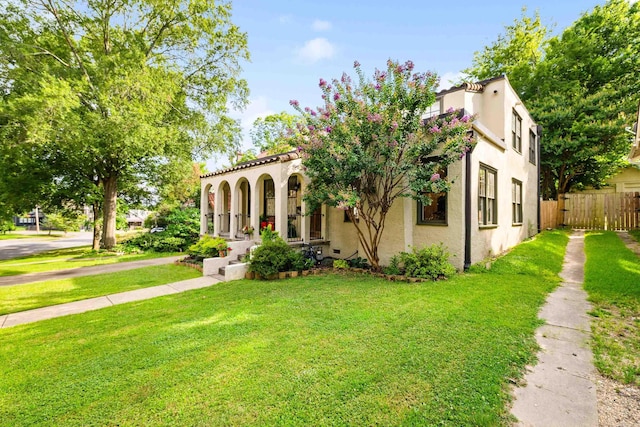120 Crystal Ct, Little Rock, AR 72205 - mediterranean / spanish house featuring stucco siding