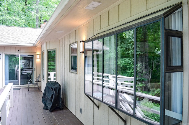 23 Emanuel Dr, Hot Springs Village, AR 71909 - wooden deck featuring grilling area