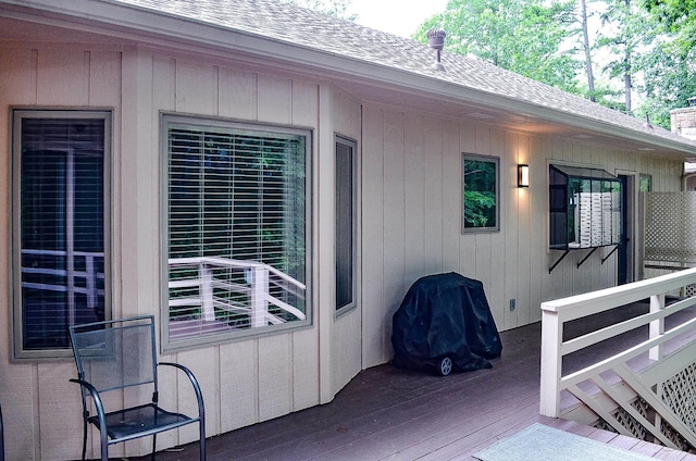 23 Emanuel Dr, Hot Springs Village, AR 71909 - wooden deck with a grill