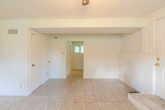 2128 Yamania Way, Heber Springs, AR 72543 - empty room with light tile patterned flooring and baseboards