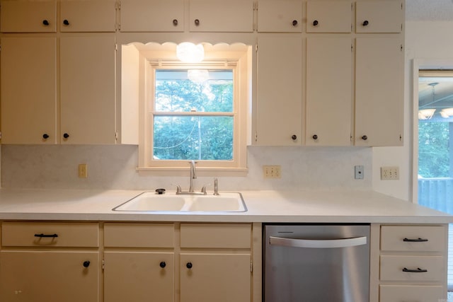 2128 Yamania Way, Heber Springs, AR 72543 - kitchen with dishwasher and light countertops
