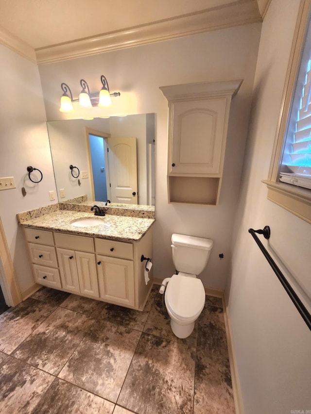 140 Bentley Cir, Little Rock, AR 72210 - half bathroom with crown molding and vanity