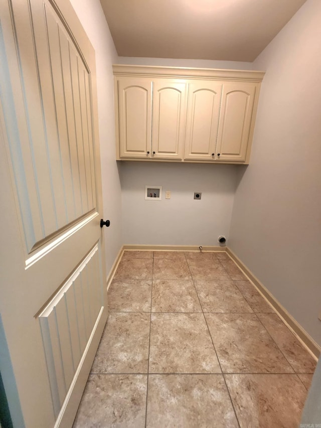 140 Bentley Cir, Little Rock, AR 72210 - laundry area featuring hookup for a washing machine, electric dryer hookup, and cabinet space