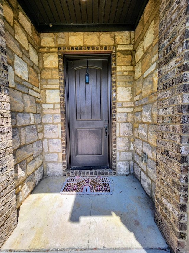140 Bentley Cir, Little Rock, AR 72210 - view of exterior entry featuring stone siding