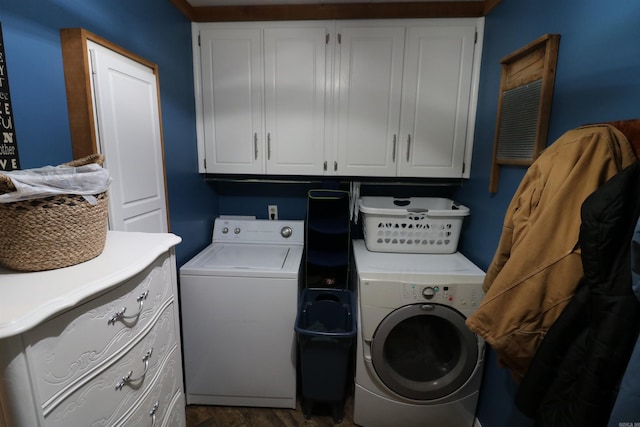 34 Ridge Rd, Cabot, AR 72023 - laundry area featuring cabinet space and independent washer and dryer