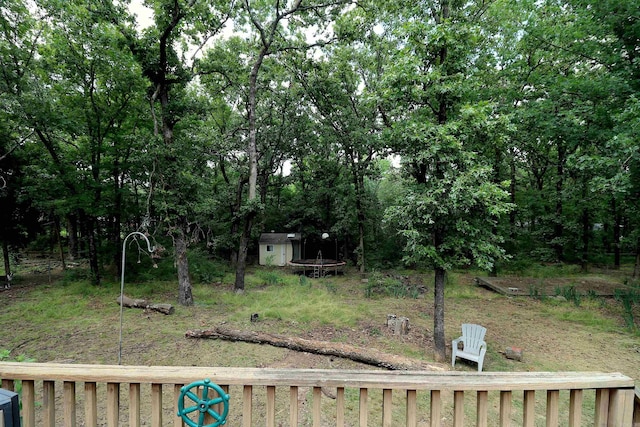 34 Ridge Rd, Cabot, AR 72023 - view of yard featuring a storage shed