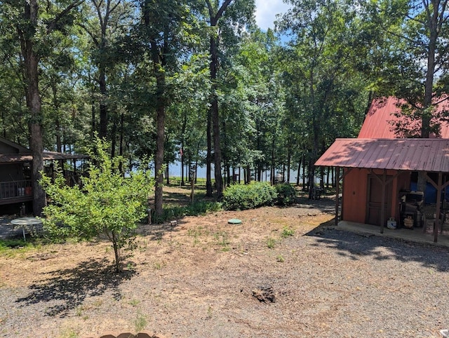 100 Osage, Edgemont, AR 72044 - view of yard with an outdoor structure