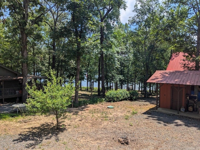 100 Osage, Edgemont, AR 72044 - view of yard featuring a storage shed