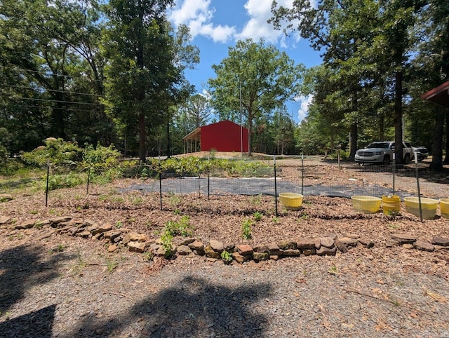 100 Osage, Edgemont, AR 72044 - view of yard featuring an outdoor structure and a pole building