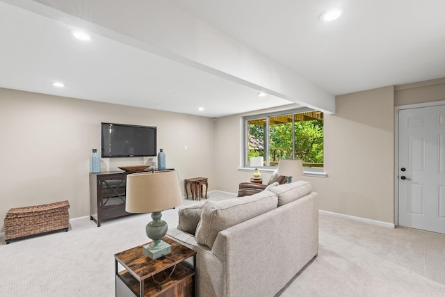 18 Calumet Rd, Little Rock, AR 72223 - living room with light carpet and recessed lighting